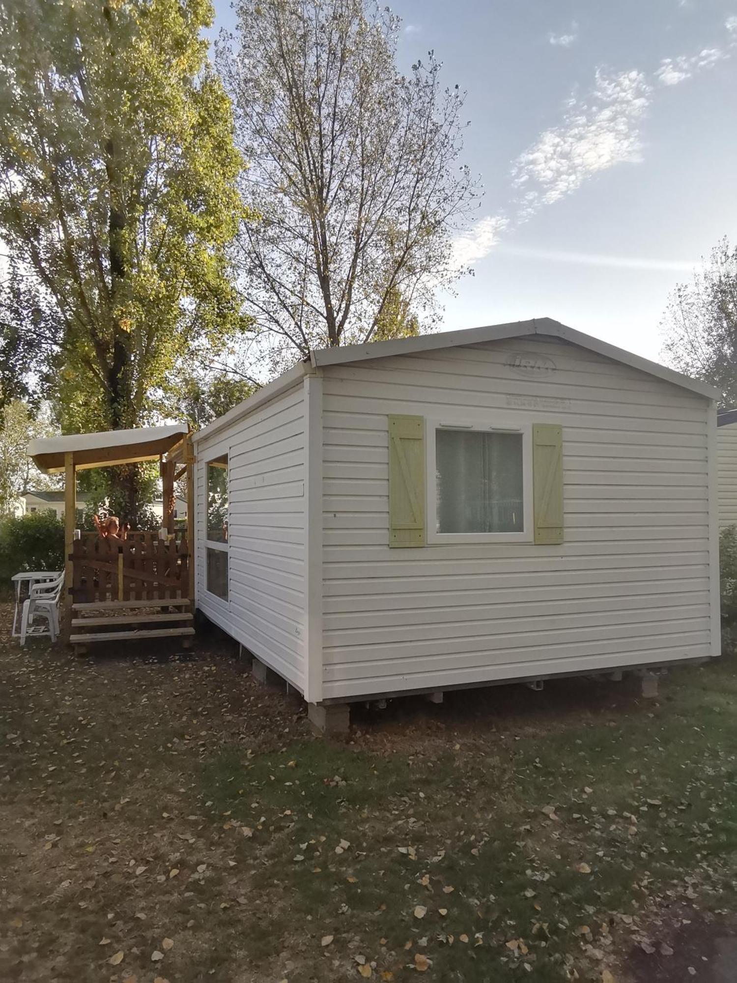 Mobilhome L'Oasis Camping Le Clos Cottet Angles  Eksteriør billede