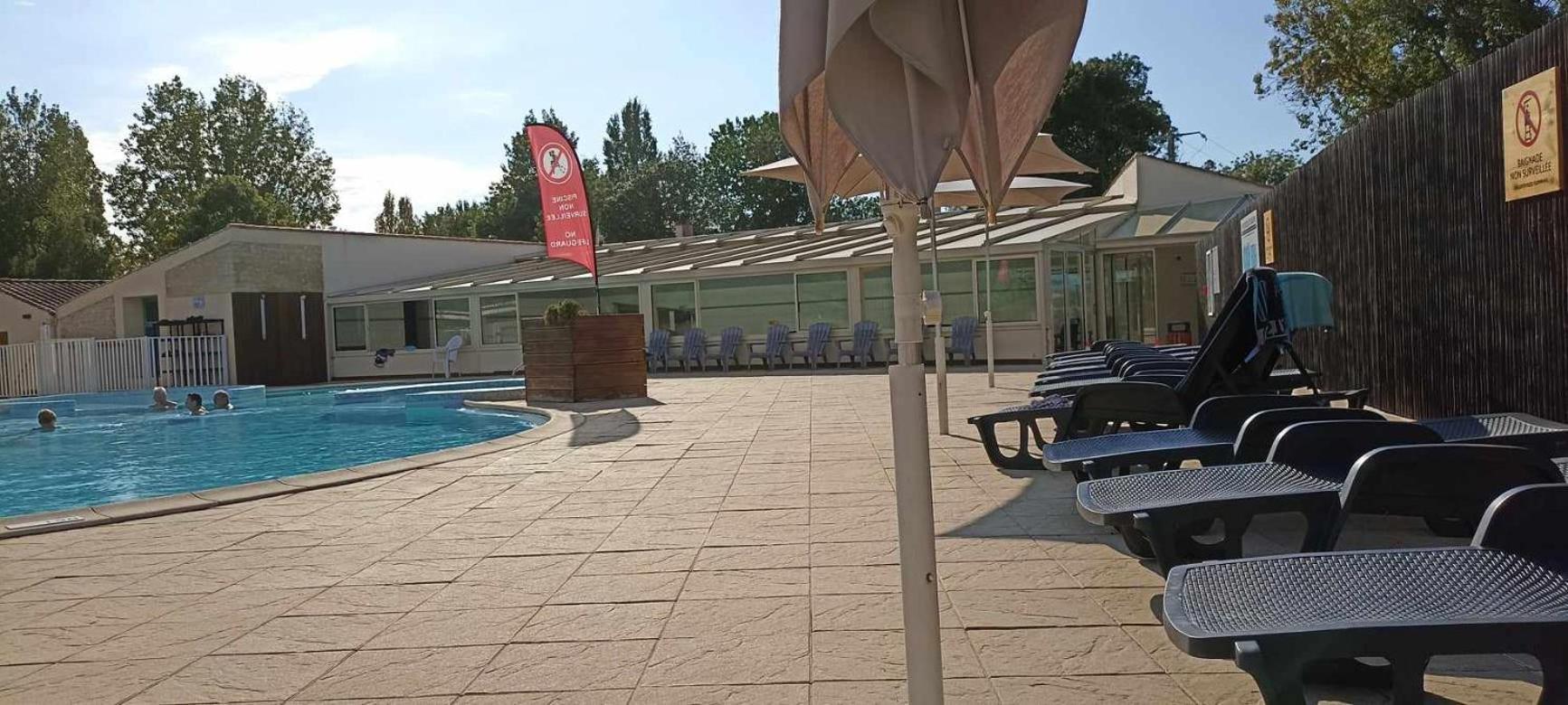 Mobilhome L'Oasis Camping Le Clos Cottet Angles  Eksteriør billede