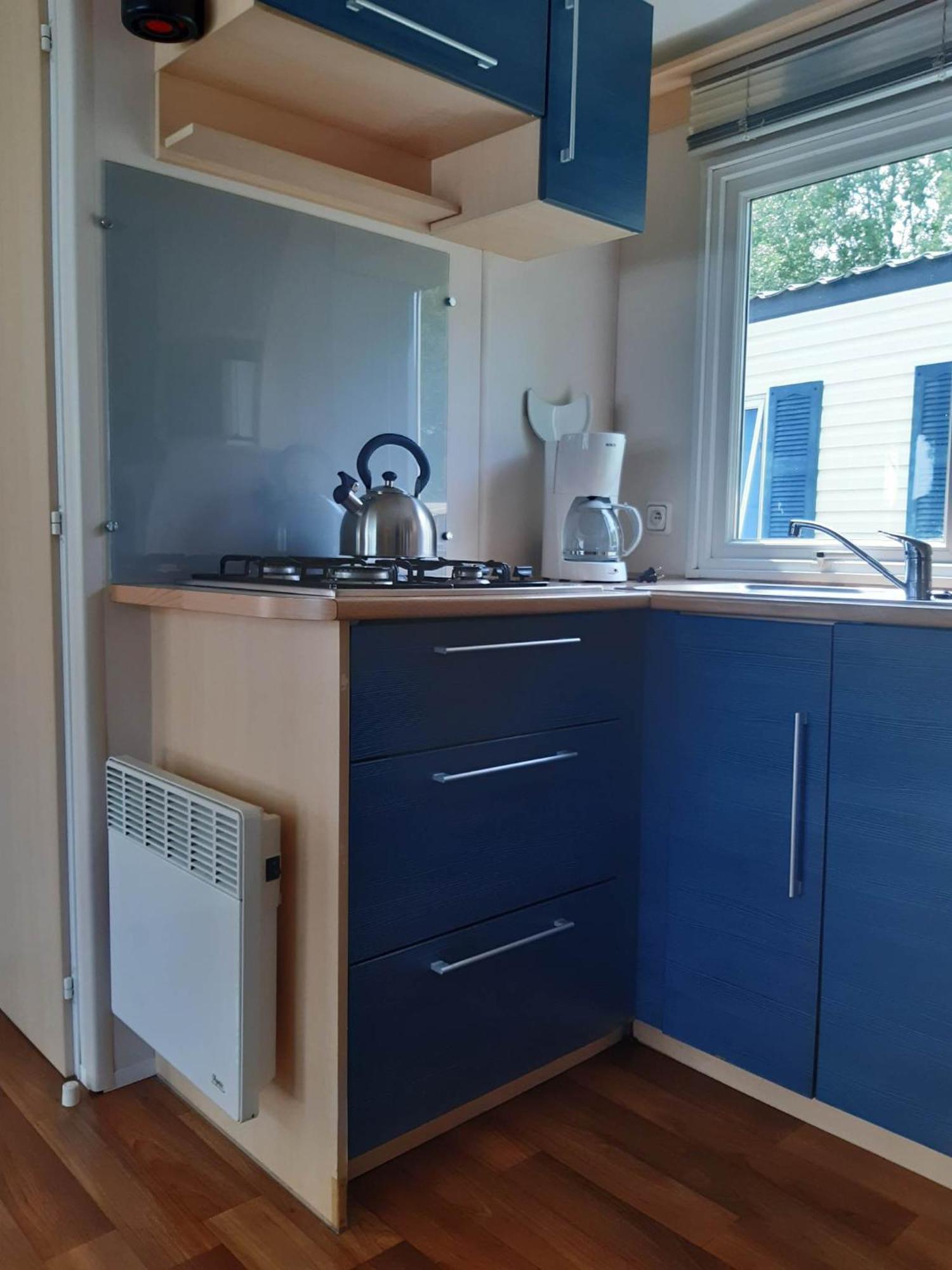 Mobilhome L'Oasis Camping Le Clos Cottet Angles  Eksteriør billede