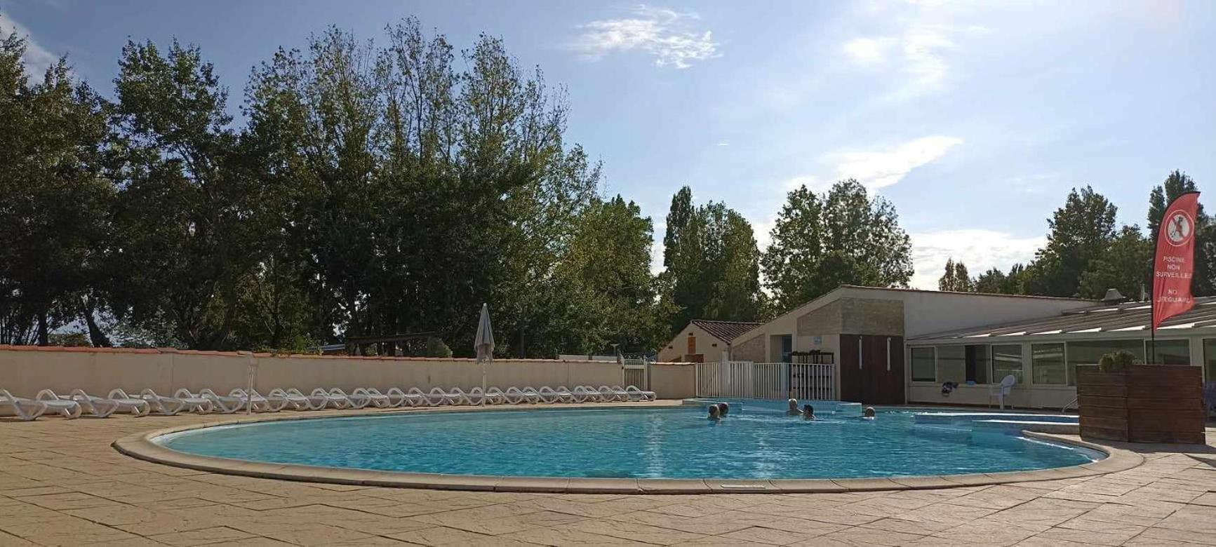 Mobilhome L'Oasis Camping Le Clos Cottet Angles  Eksteriør billede