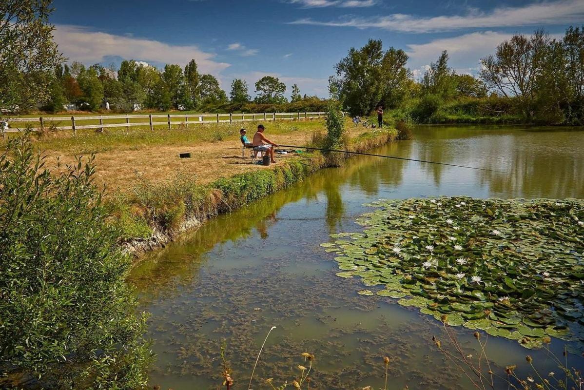 Mobilhome L'Oasis Camping Le Clos Cottet Angles  Eksteriør billede