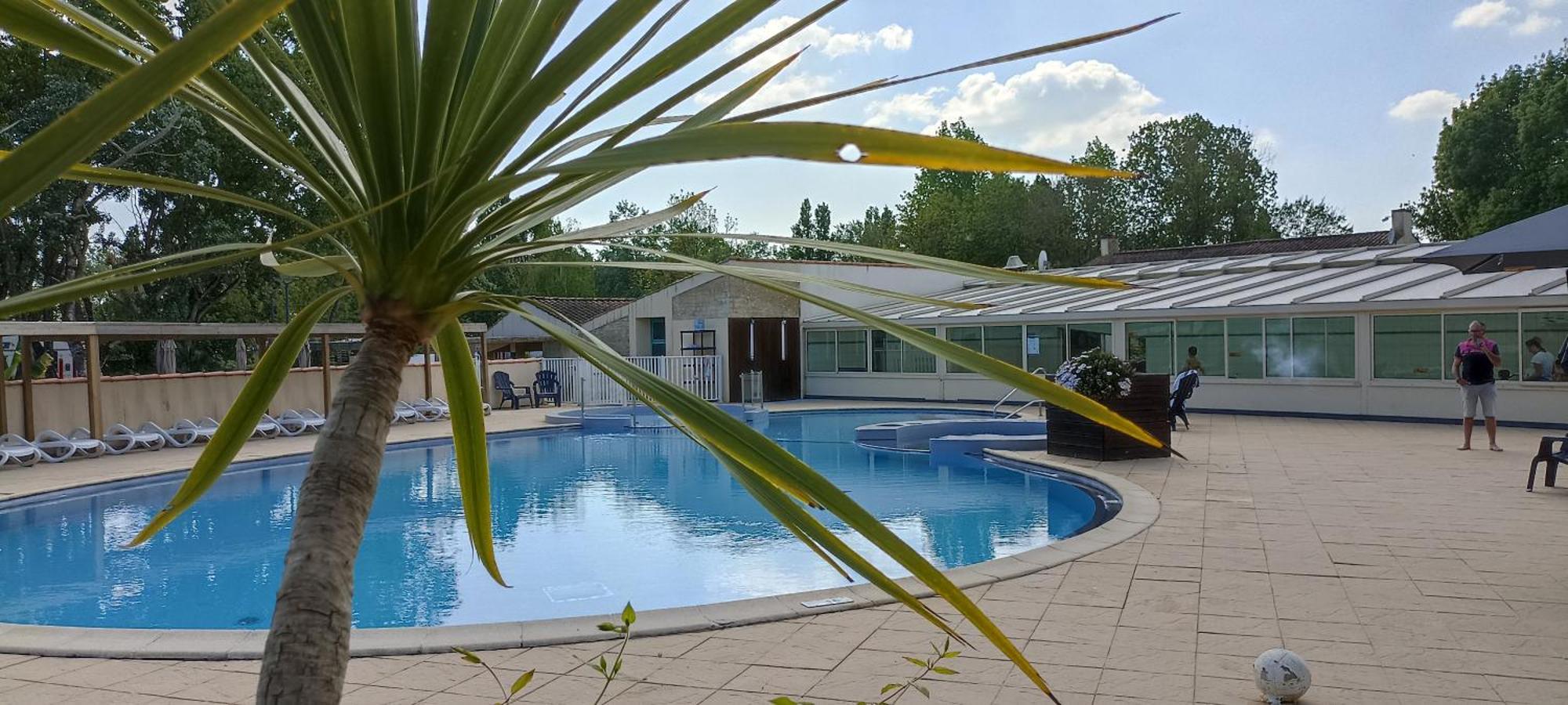 Mobilhome L'Oasis Camping Le Clos Cottet Angles  Eksteriør billede